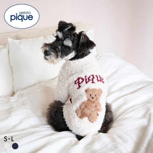 ジェラートピケ CAT&DOG HOLIDAY ジェラートスノーベアジャガードプルオーバー ジェラピケ gelato pique