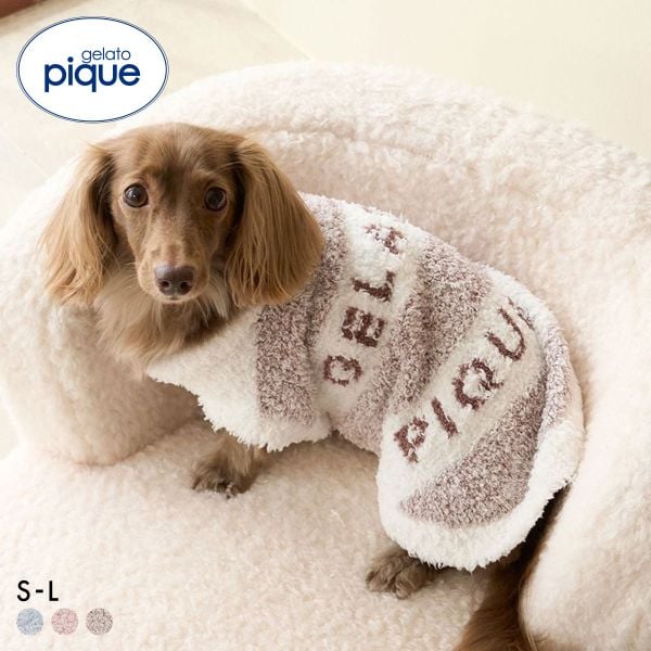 ジェラートピケ CAT&DOG ジェラートメランジ2ボーダープルオーバー ジェラピケ gelato pique