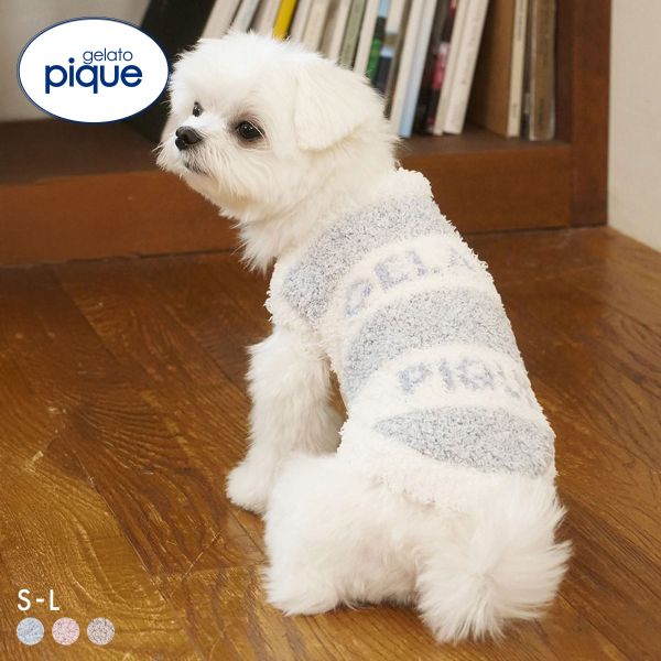 ジェラートピケ CAT&DOG ジェラートメランジ2ボーダープルオーバー ジェラピケ gelato pique
