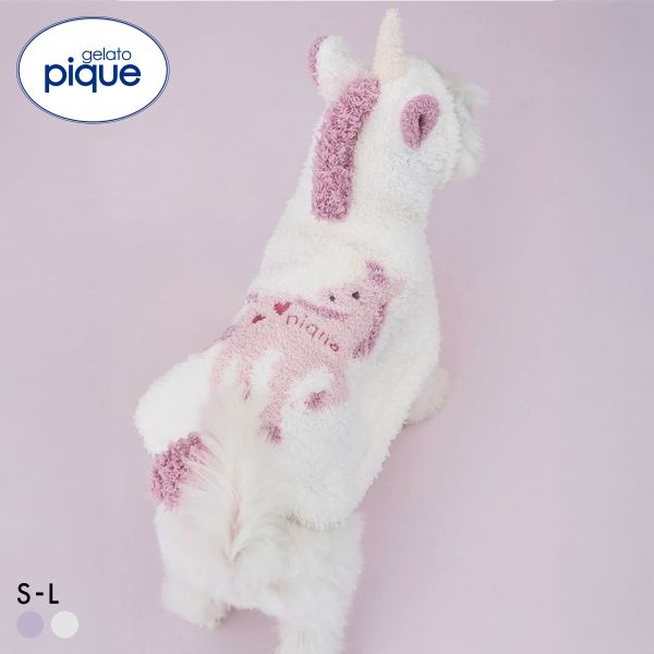 ジェラートピケ CAT&DOG ジェラートユニコーンケープ gelato pique