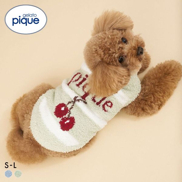 ジェラートピケ CAT&DOG ベビモコチェリージャガードニット ジェラピケ gelato pique