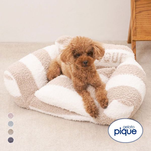 ジェラートピケ CAT&DOG ジェラートソファ型ベッドM gelato pique