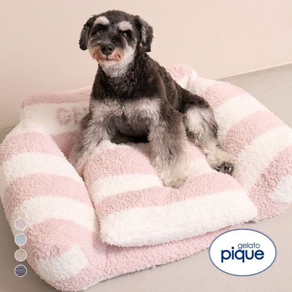 ジェラートピケ CAT&amp;DOG ジェラートソファ型ベッドL ジェラピケ gelato pique