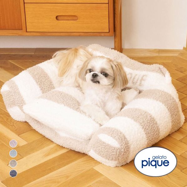 ジェラートピケ CAT&amp;DOG ジェラートソファ型ベッドL ジェラピケ gelato pique