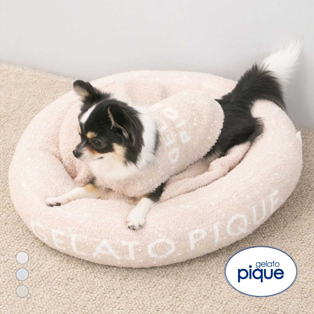 ジェラートピケ CAT&DOG ベビモコベッドM ジェラピケ gelato pique(BE-ベージュ-Free)