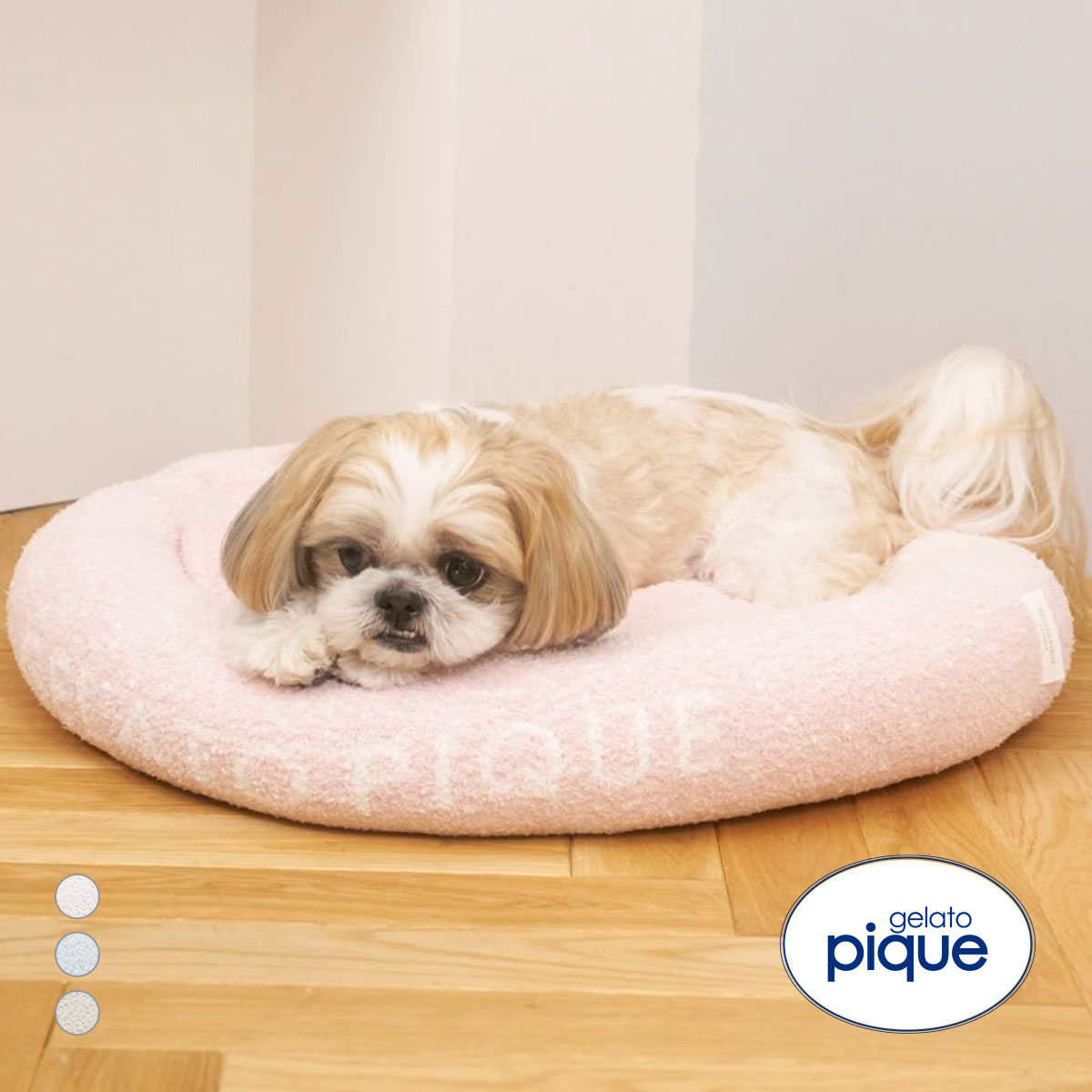 ジェラートピケ CAT&DOG ベビモコベッドL ジェラピケ gelato pique(PI-ピンク-Free)