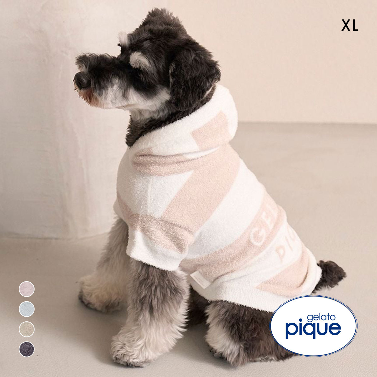 ジェラートピケ CAT&DOG スムーズィーXLサイズ2ボーダー