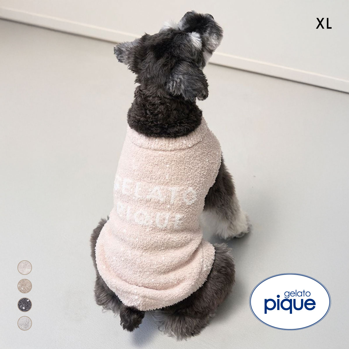 ジェラートピケ CAT&DOG 販路限定商品 ベビモコXLサイズネッププルオーバー ジェラピケ gelato pique XL(BE-ベージュ-XL)