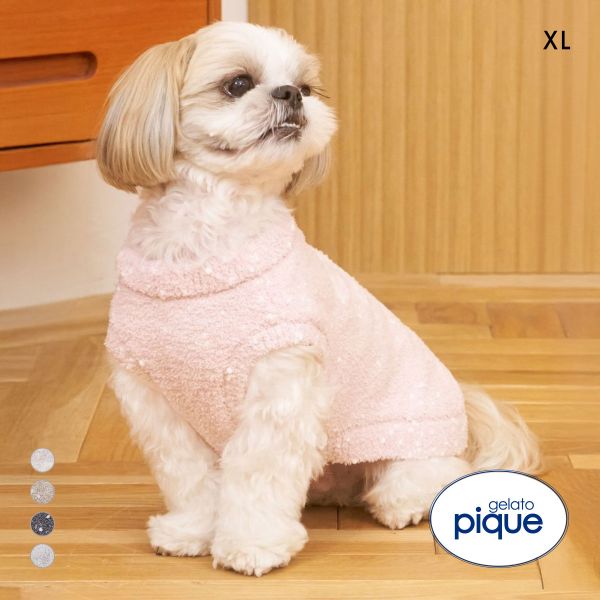 ジェラートピケ CAT&DOG 販路限定商品 ベビモコXLサイズネッププルオーバー ジェラピケ gelato pique XL
