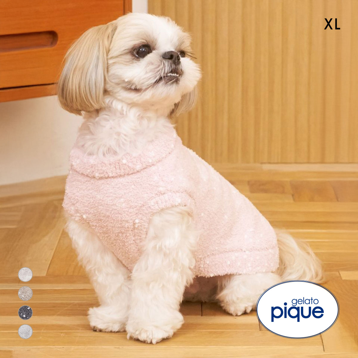 ジェラートピケ CAT&DOG 販路限定商品 ベビモコXLサイズネッププルオーバー ジェラピケ gelato pique XL