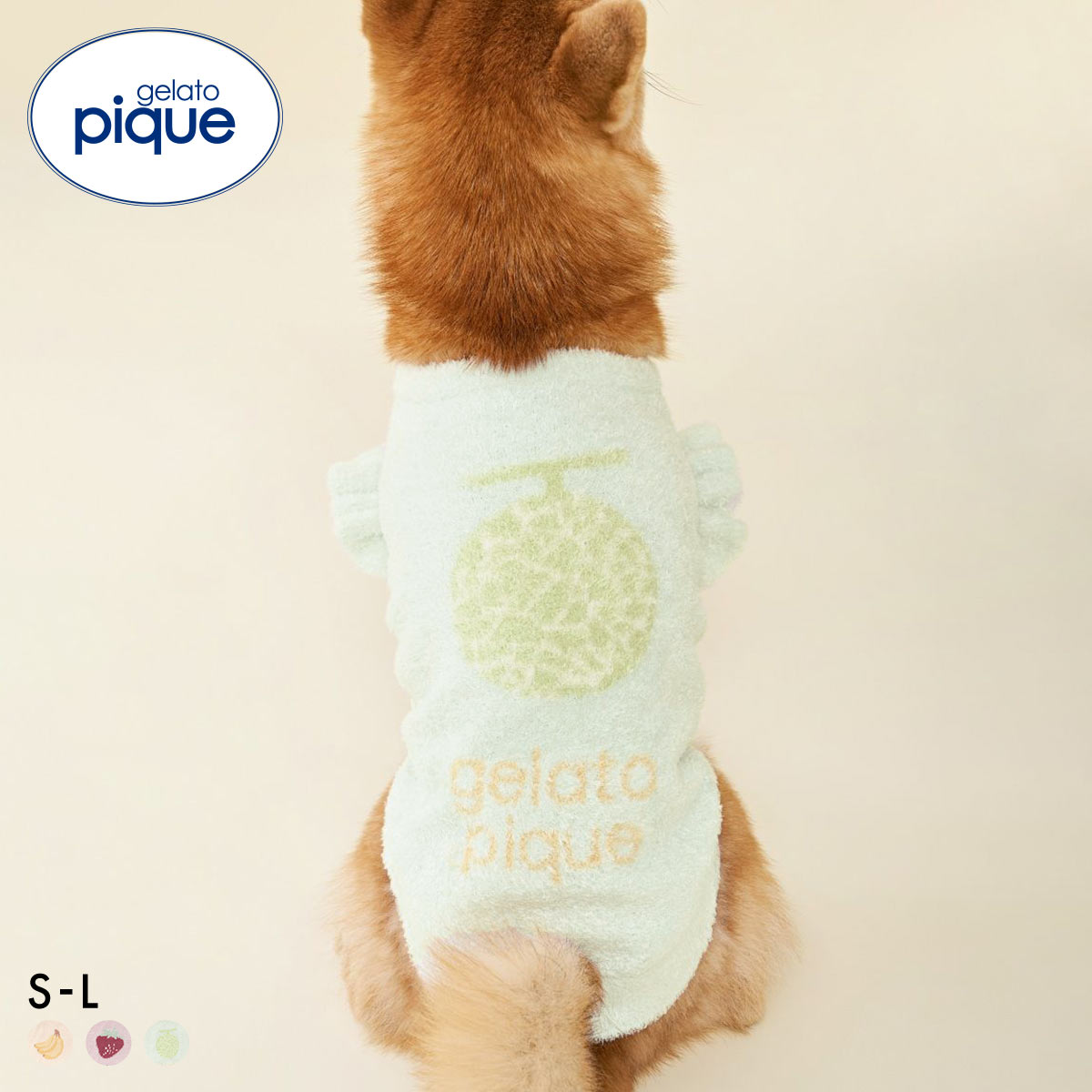 ジェラートピケ CAT&DOG フルーツジャガードプルオーバー ジェラピケ gelato pique(MI-ミント-S)