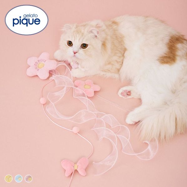 ジェラートピケ CAT&DOG フラワーモチーフねこじゃらし ジェラピケ gelato pique 猫の日