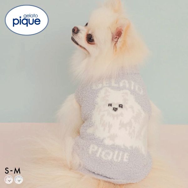 ジェラートピケ CAT&DOG ポメラニアジャガードプルオーバー ジェラピケ ペット gelato pique