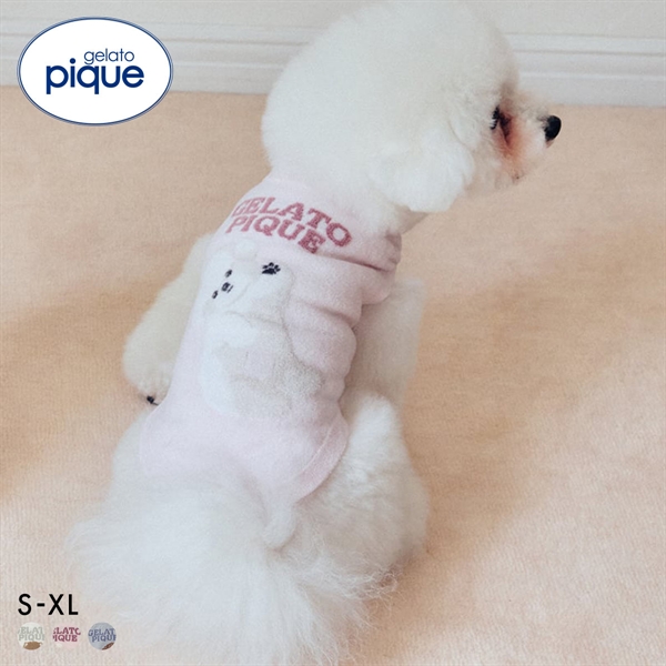 ジェラートピケ CAT&DOG ドッグジャガードプルオーバー ジェラピケ gelato pique