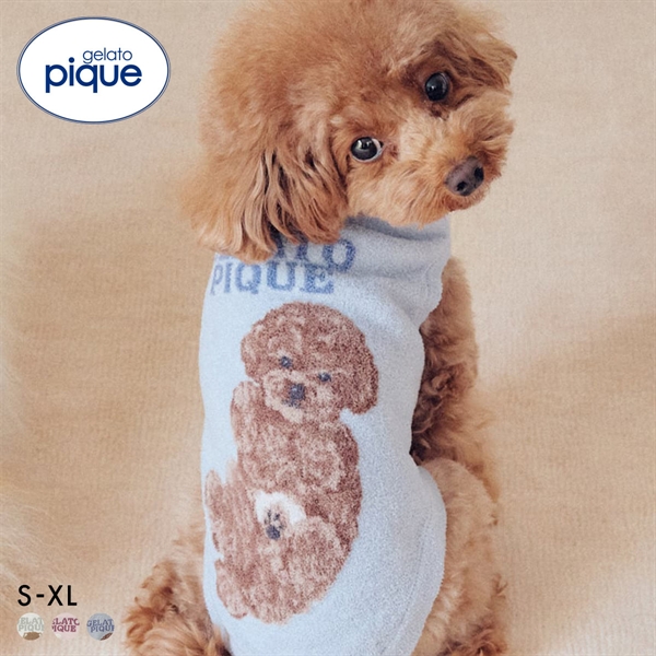 ジェラートピケ CAT&DOG ドッグジャガードプルオーバー ジェラピケ gelato pique