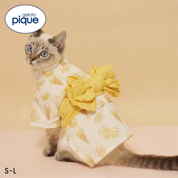 ジェラートピケ CAT&DOG 浴衣 ジェラピケ gelato pique