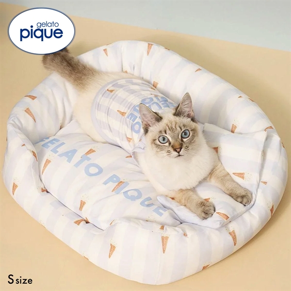 ジェラートピケ CAT&DOG 接触冷感 CoolingベッドS ジェラピケ gelato pique