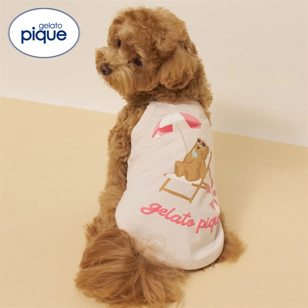 ジェラートピケ CAT&DOG サマーベア柄プルオーバー ジェラピケ gelato pique