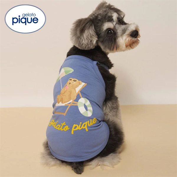 ジェラートピケ CAT&DOG サマーベア柄プルオーバー ジェラピケ gelato pique