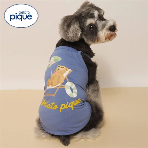 ジェラートピケ CAT&DOG サマーベア柄プルオーバー ジェラピケ gelato pique