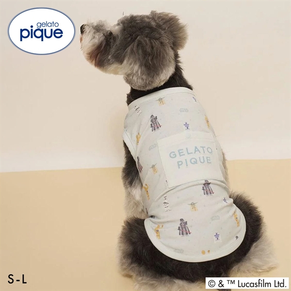 ジェラートピケ CAT&DOG STAR WARS クーリングポケット付き総柄プルオーバー スターウォーズ ジェラピケ gelato pique