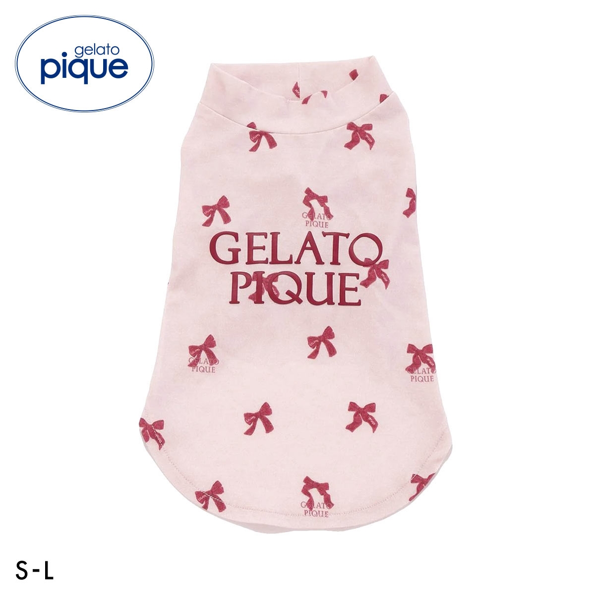 ジェラートピケ CAT&DOG ガーリーモチーフ柄カットソープルオーバー ジェラピケ gelato pique(PI-ピンク-S)