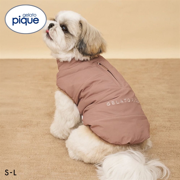 ジェラートピケ CAT&DOG 中綿ベスト gelato pique