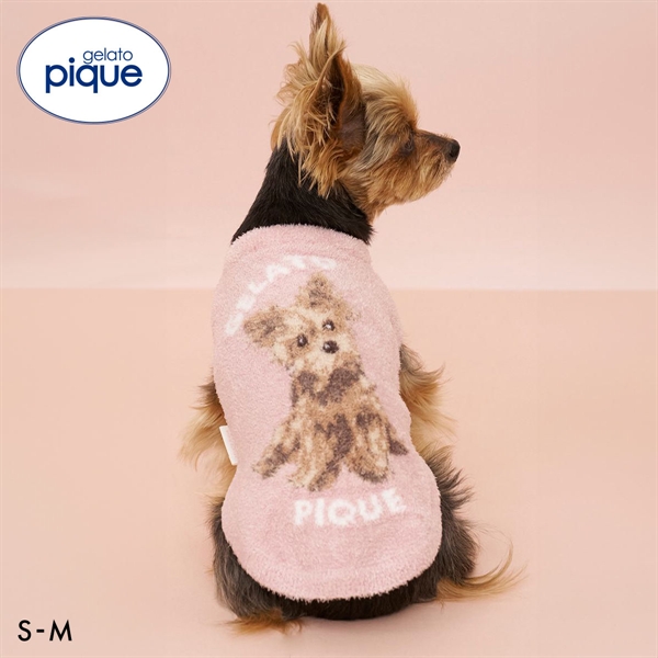 ジェラートピケ CAT&DOG ジェラートピケ CAT&DOG スムーズィーマルチーズ柄プルオーバー ジェラピケ gelato pique