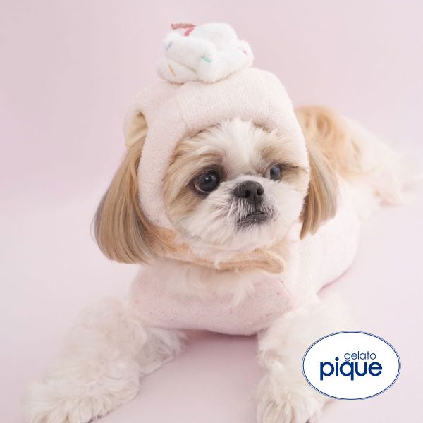ジェラートピケ CAT&DOG Birthday カップケーキハット ジェラピケ gelato pique