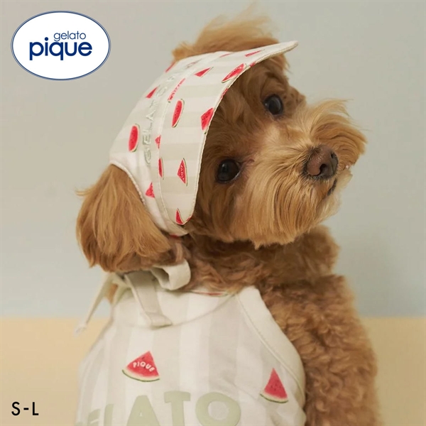 ジェラートピケ CAT&DOG Coolingソフトサンバイザー ジェラピケ gelato pique