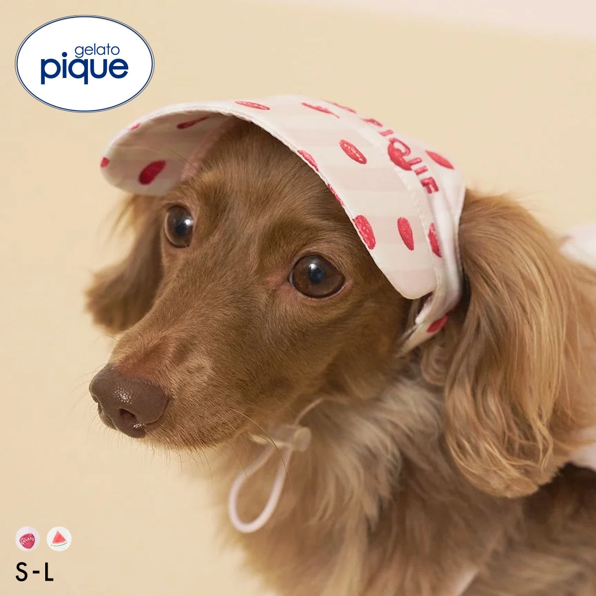 ジェラートピケ CAT&DOG Coolingソフトサンバイザー ジェラピケ gelato pique