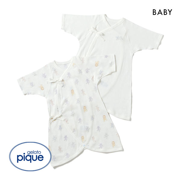 ジェラートピケ キッズアンドベイビー gelato pique Kids＆Baby【新生児】ぬいぐるみモチーフコンビ肌着 ジェラピケ