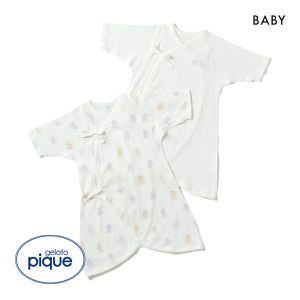ジェラートピケ キッズアンドベイビー gelato pique Kids＆Baby【新生児】ぬいぐるみモチーフコンビ肌着 ジェラピケ