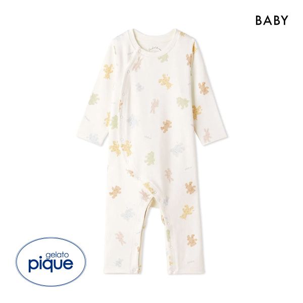 ジェラートピケ キッズアンドベイビー ベビー ぬいぐるみ柄ロンパース ジェラピケ ルームウェア パジャマ gelato pique Kids＆Baby BABY