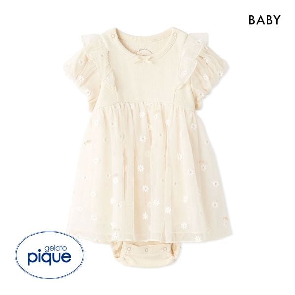 ジェラートピケ キッズアンドベイビー ベビー デイジーチュールロンパース ジェラピケ ルームウェア gelato pique Kids＆Baby BABY