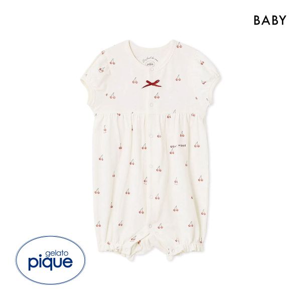 ジェラートピケ キッズアンドベイビー ベビー チェリー柄ロンパース ジェラピケ ルームウェア gelato pique Kids＆Baby BABY