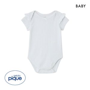 ジェラートピケ キッズアンドベイビー 販路限定 ベビー 針抜きフリルボディースーツ ジェラピケ ルームウェア gelato pique Kids＆Baby BABY