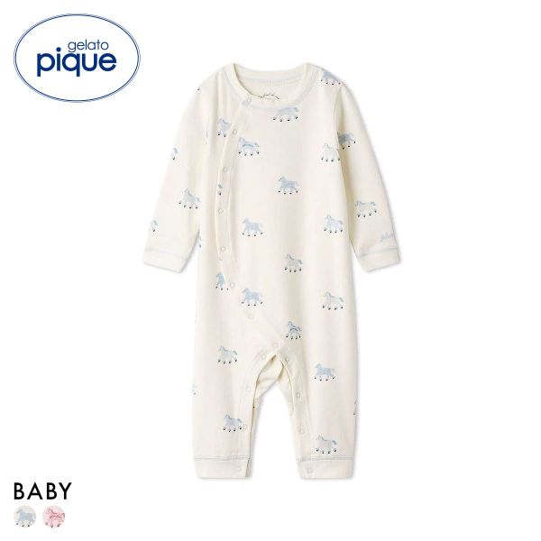 ジェラートピケ キッズアンドベイビー ベビー ポニー柄ロンパース ジェラピケ パジャマ ルームウェア gelato pique