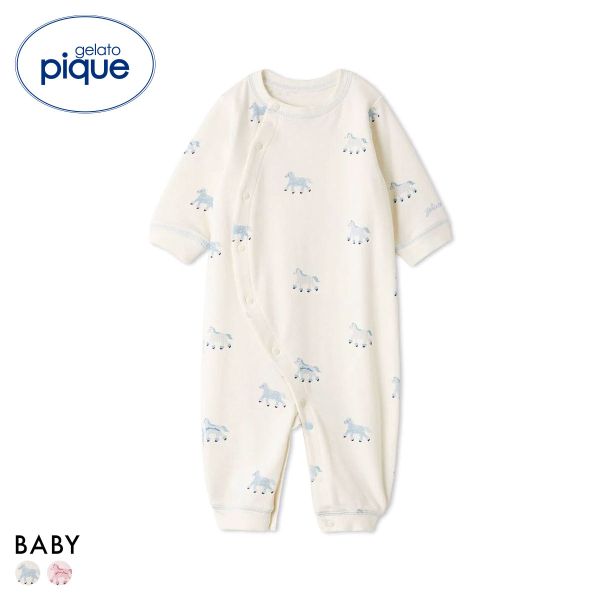 ジェラートピケ キッズアンドベイビー ベビー 新生児ポニー柄2WAYオール ジェラピケ ルームウェア gelato pique Kids＆Baby BABY