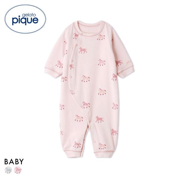 ジェラートピケ キッズアンドベイビー ベビー 新生児ポニー柄2WAYオール ジェラピケ ルームウェア gelato pique Kids＆Baby BABY