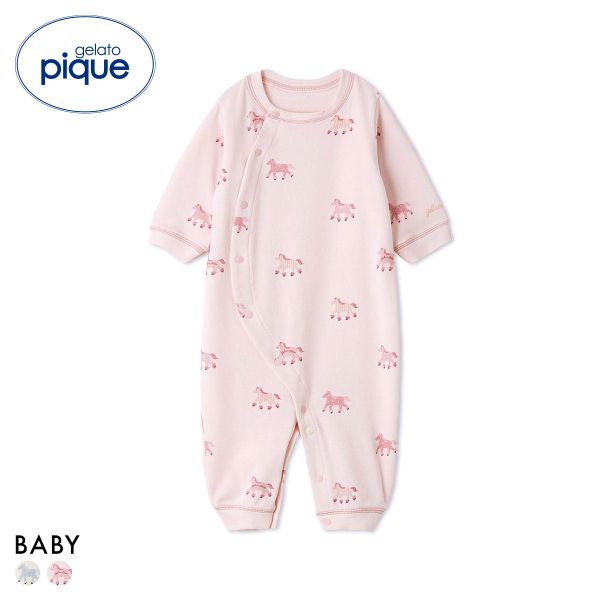 ジェラートピケ キッズアンドベイビー ベビー 新生児ポニー柄2WAYオール ジェラピケ ルームウェア gelato pique Kids＆Baby BABY