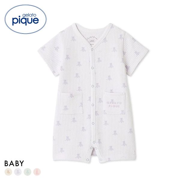 ジェラートピケ キッズアンドベイビー ベビー ぬいぐるみ柄ロンパース ジェラピケ ルームウェア パジャマ gelato pique Kids＆Baby BABY
