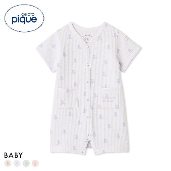 ジェラートピケ キッズアンドベイビー ベビー ぬいぐるみ柄ロンパース ジェラピケ ルームウェア パジャマ gelato pique Kids＆Baby BABY