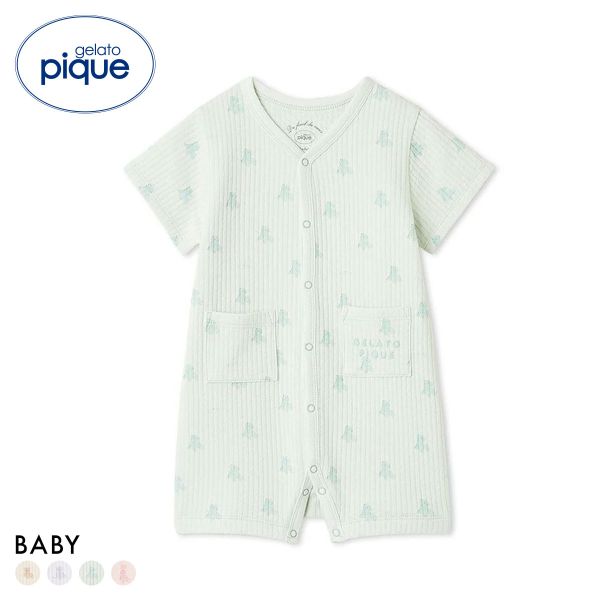 ジェラートピケ キッズアンドベイビー ベビー ぬいぐるみ柄ロンパース ジェラピケ ルームウェア パジャマ gelato pique Kids＆Baby BABY