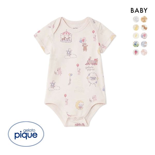 ジェラートピケ キッズアンドベイビー ベビー 半袖ボディスーツ ジェラピケ ルームウェア パジャマ gelato pique Kids＆Baby BABY