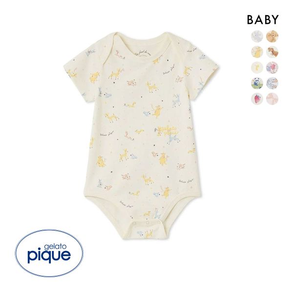 ジェラートピケ キッズアンドベイビー ベビー 半袖ボディスーツ ジェラピケ ルームウェア パジャマ gelato pique Kids＆Baby BABY