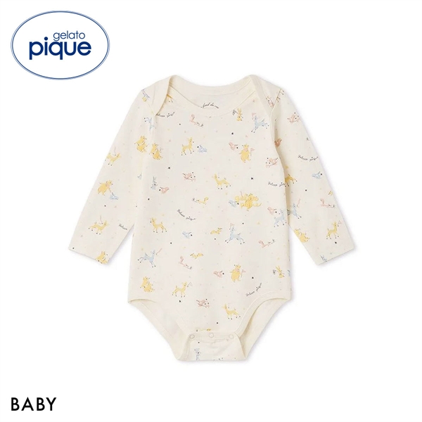 ジェラートピケ キッズアンドベイビー ベビー 長袖ボディスーツ ジェラピケ ルームウェア パジャマ gelato pique Kids＆Baby BABY