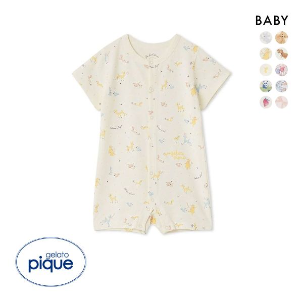 ジェラートピケ キッズアンドベイビー ベビー 半袖ロンパース ジェラピケ ルームウェア パジャマ gelato pique Kids＆Baby BABY