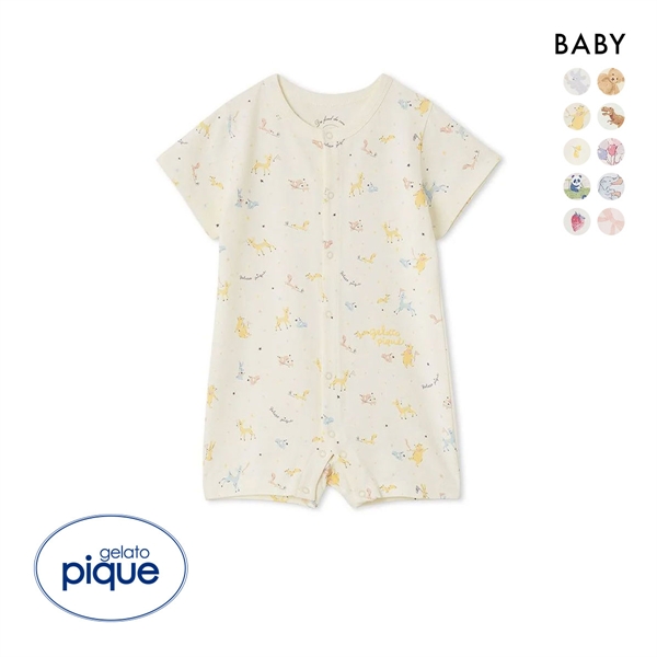 ジェラートピケ キッズアンドベイビー ベビー 半袖ロンパース ジェラピケ ルームウェア パジャマ gelato pique Kids＆Baby BABY