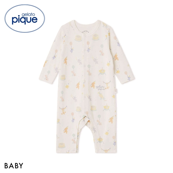 ジェラートピケ キッズアンドベイビー ベビー 長袖ロンパース ジェラピケ ルームウェア パジャマ gelato pique Kids＆Baby BABY